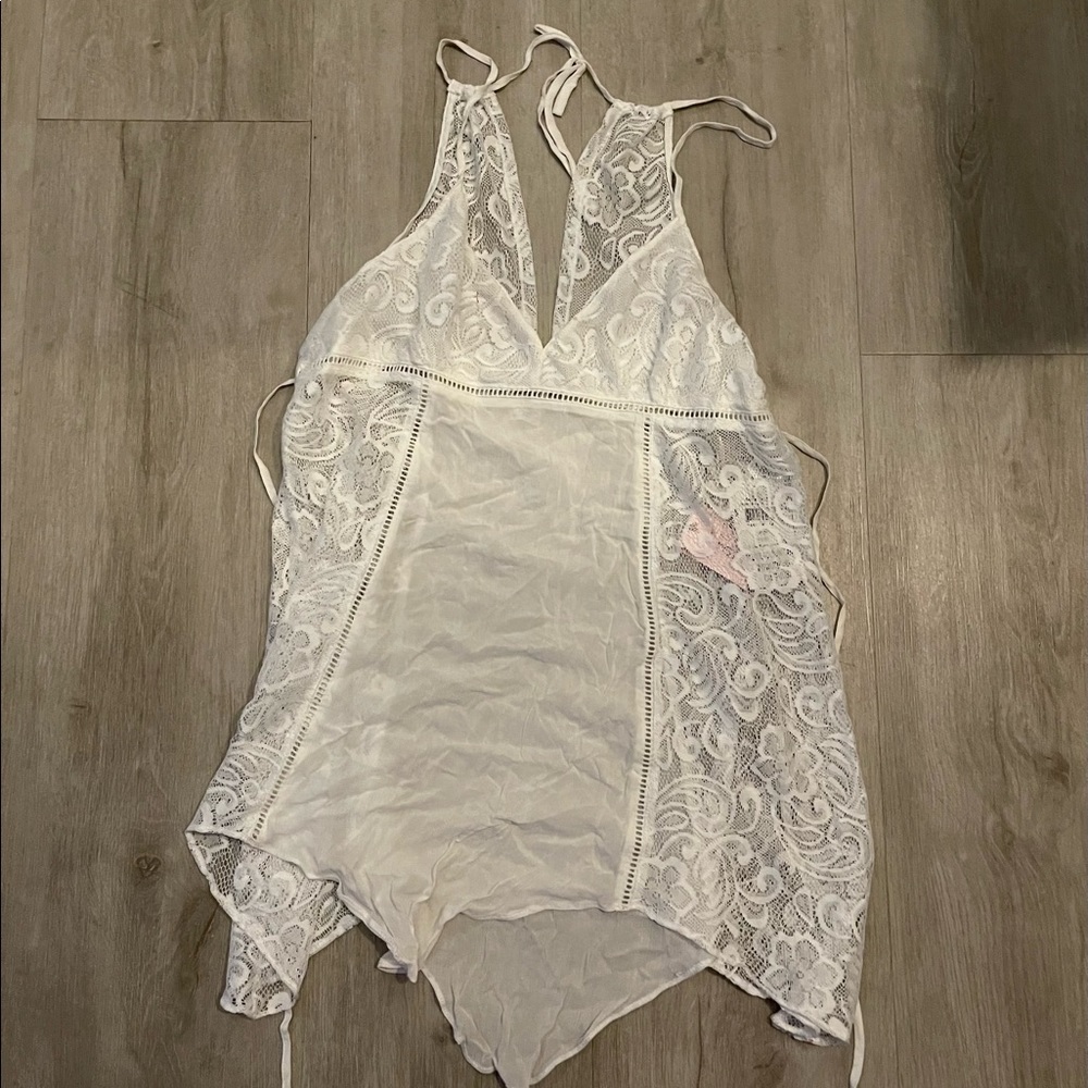Linea Donatella NWT White Lingerie L